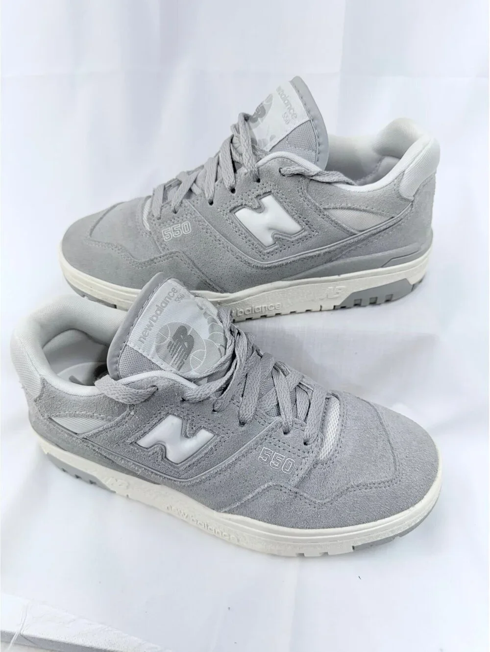 New Balance 550 Suede Shoes - Slate Grey Womens 7.5 or Mens. 6